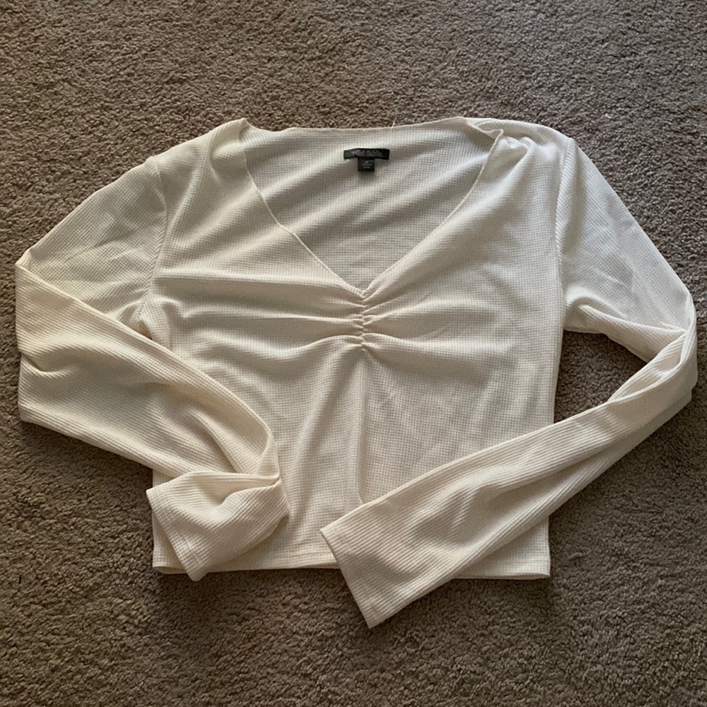 Waffle Knit Wild Fable Long Sleeve Top